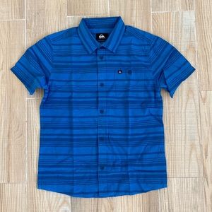 quiksilver boys button down shirt